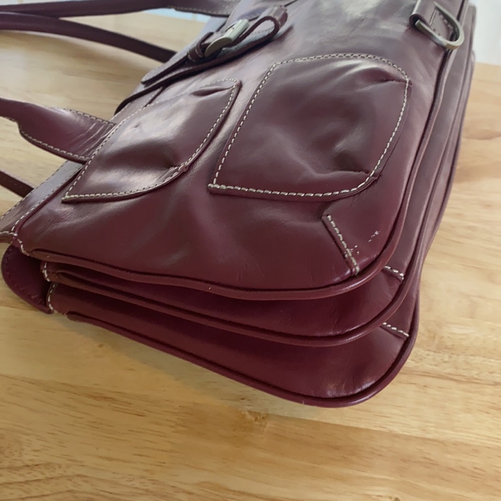 Hype Leather Rectangular Structured Bag. - image 6